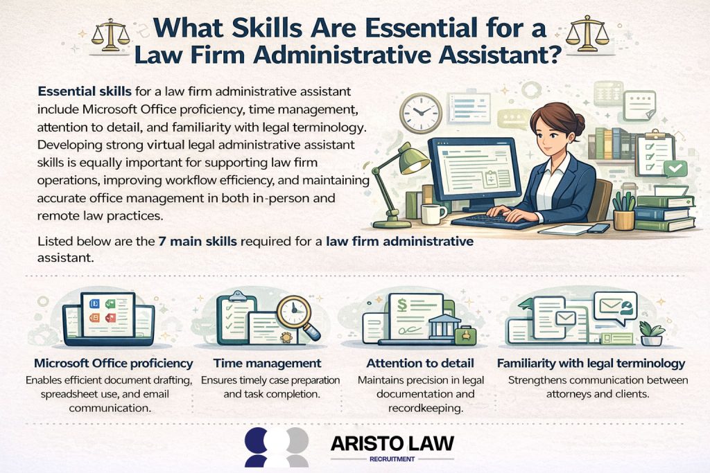 What Skiils Are Essential For A Law Administrative Assistant