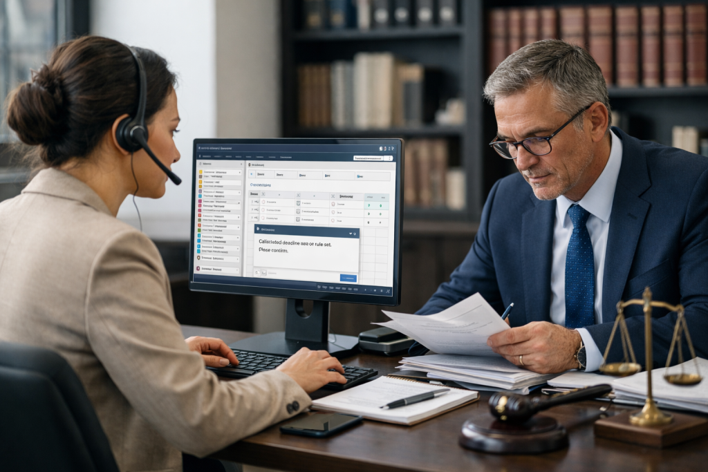 Legal Docketing Checklist Under Discussion