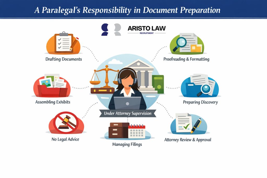 A paralegal's responsibility in document preparation