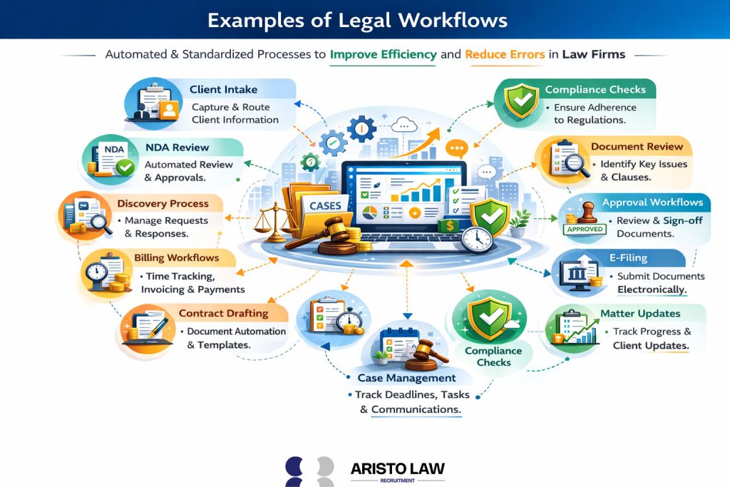 Examples of legal workflow 