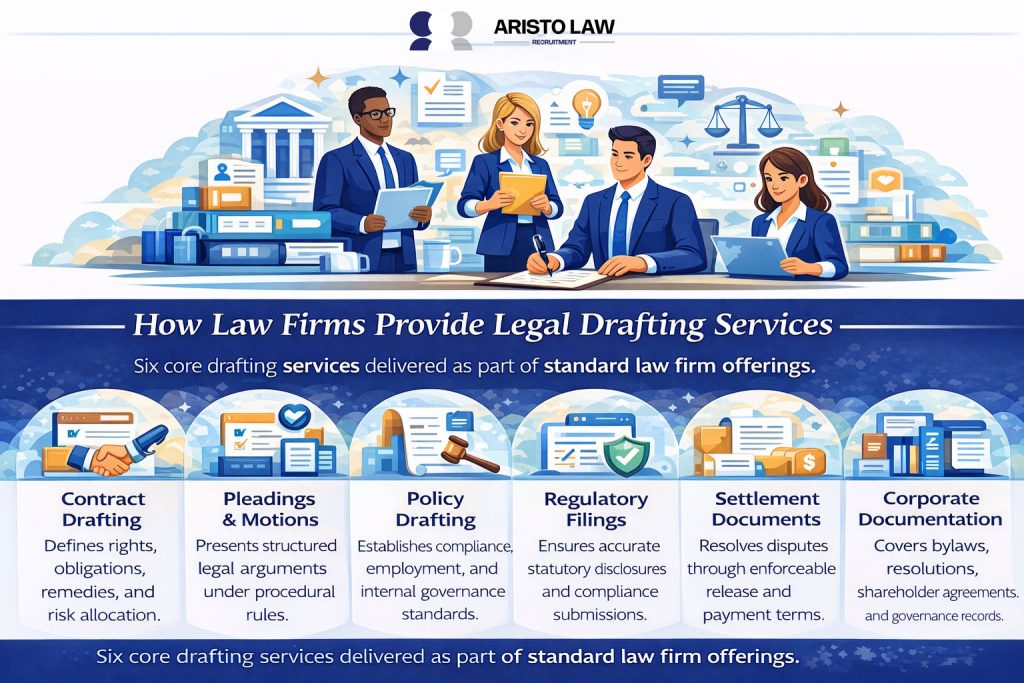 How law firms provide legal drafting services