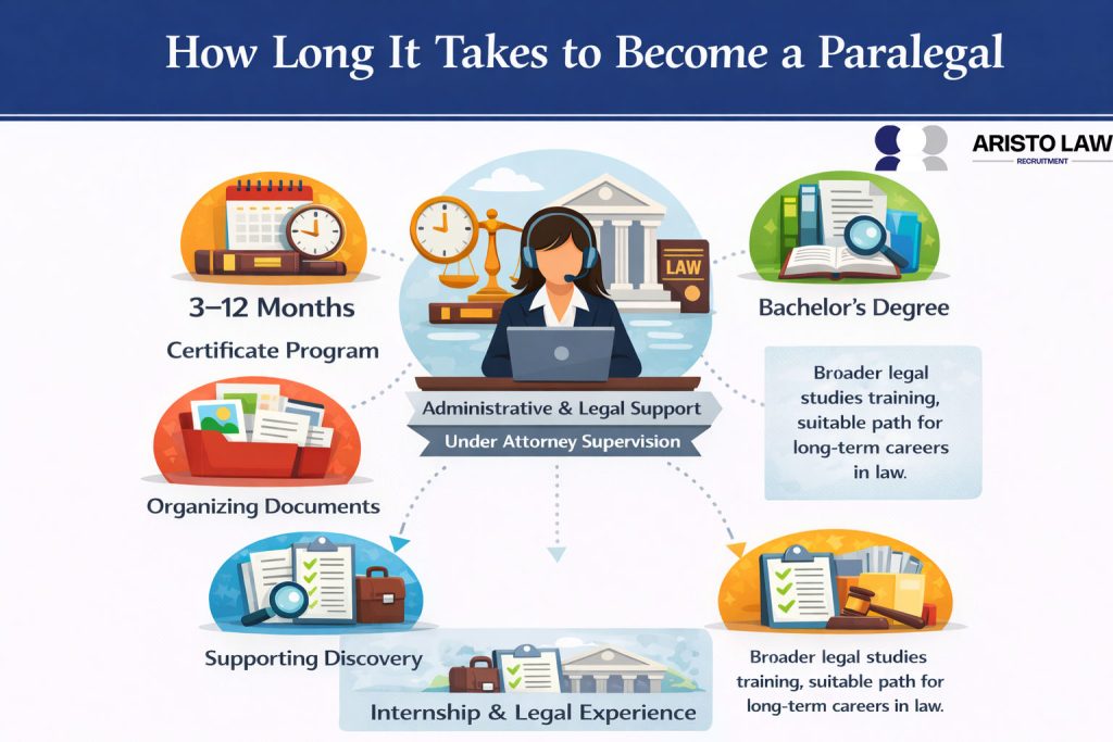 How long it take sto become a paralegal