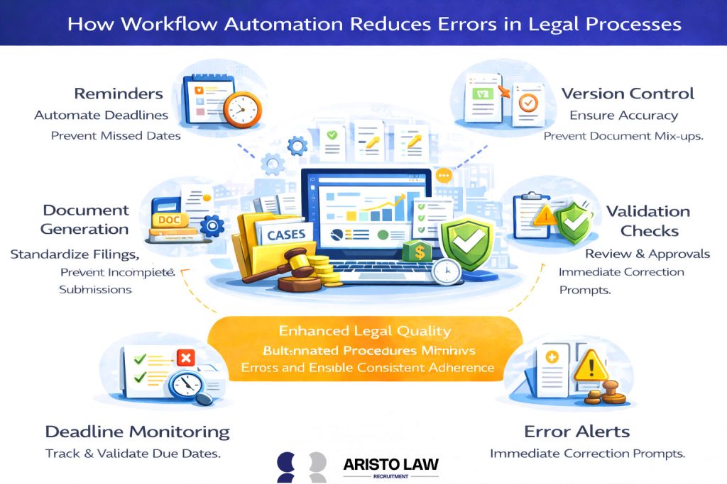 How workflow automation reduces errors in legal processes