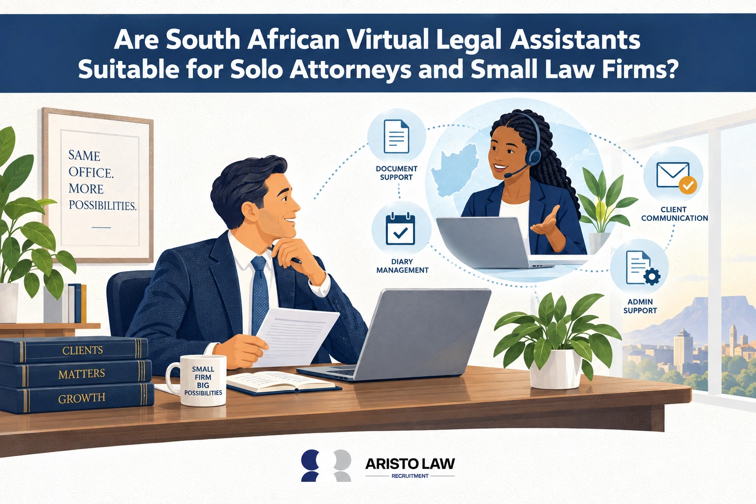 Are South African virtual legal assistants suitable for solo attorneys and small law firms?