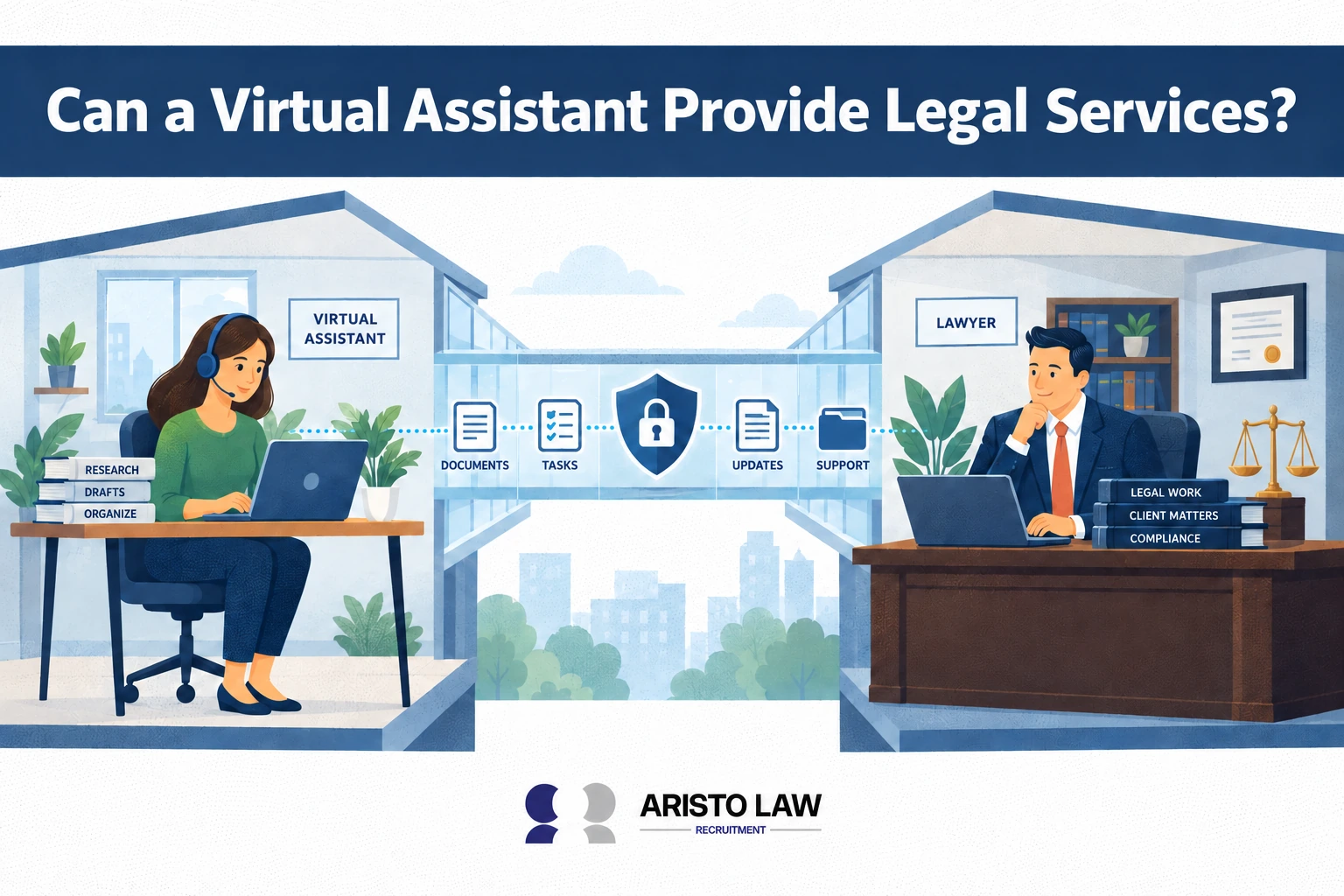 Can a virtual assistant provide legal services?