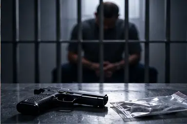 Criminal defense case file and courthouse work