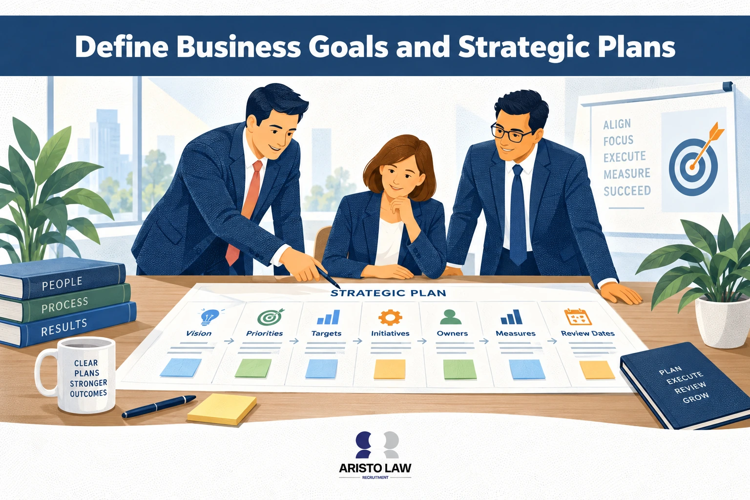 1. Define business goals and strategic plans