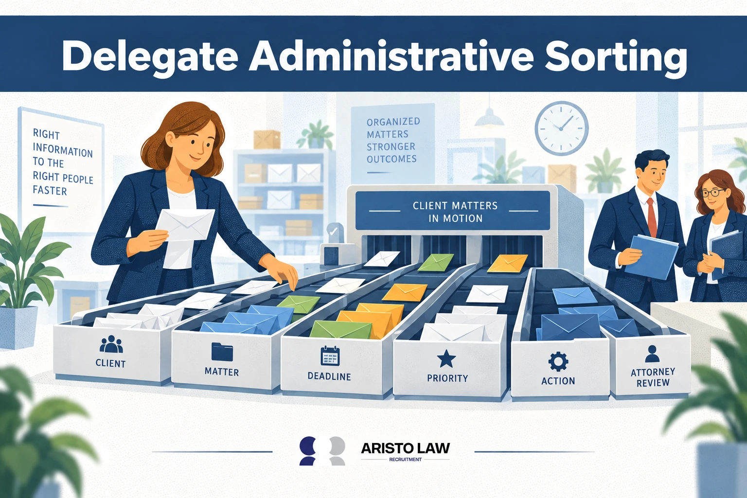 13. Delegate administrative sorting