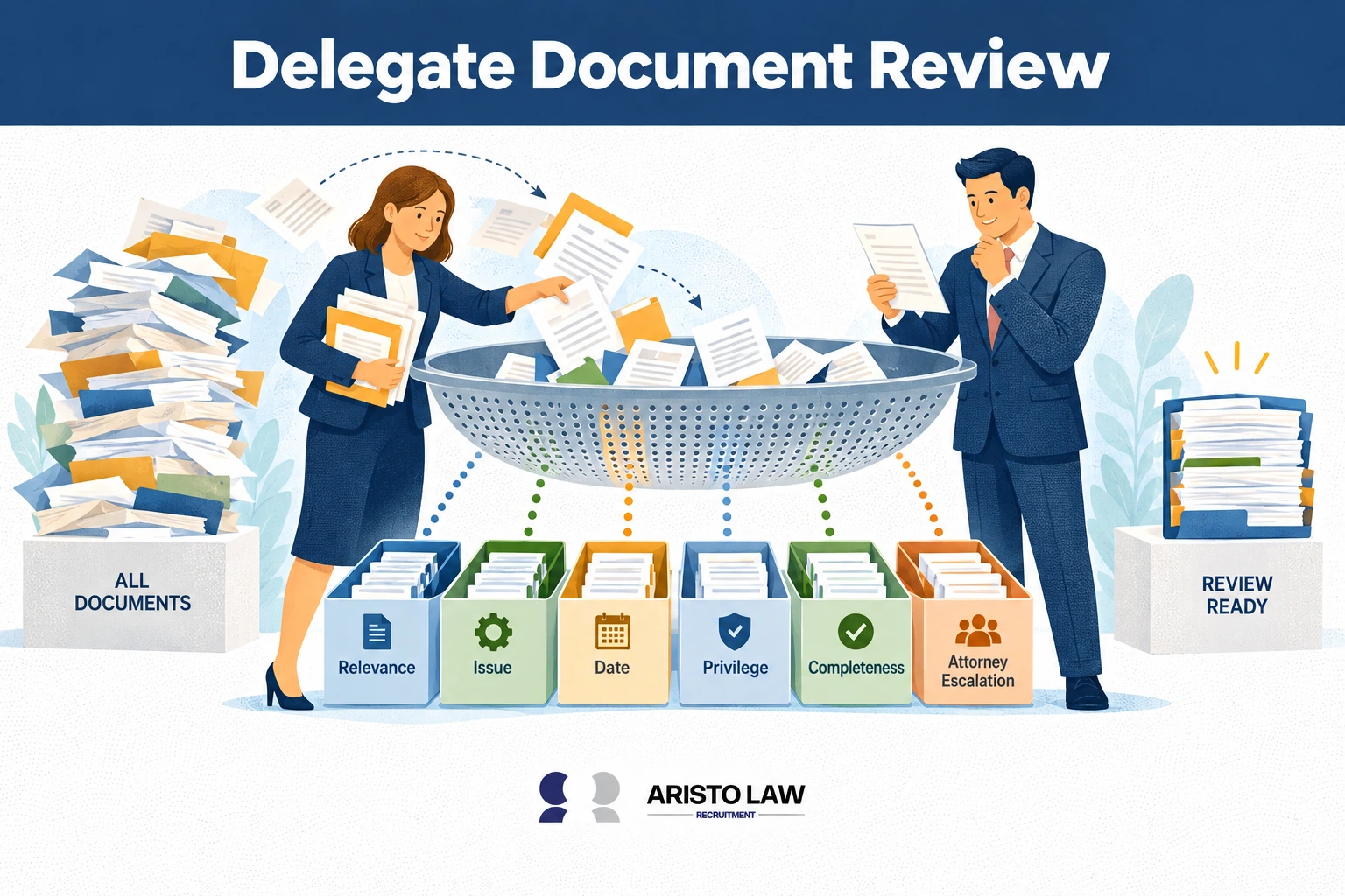 1. Delegate document review