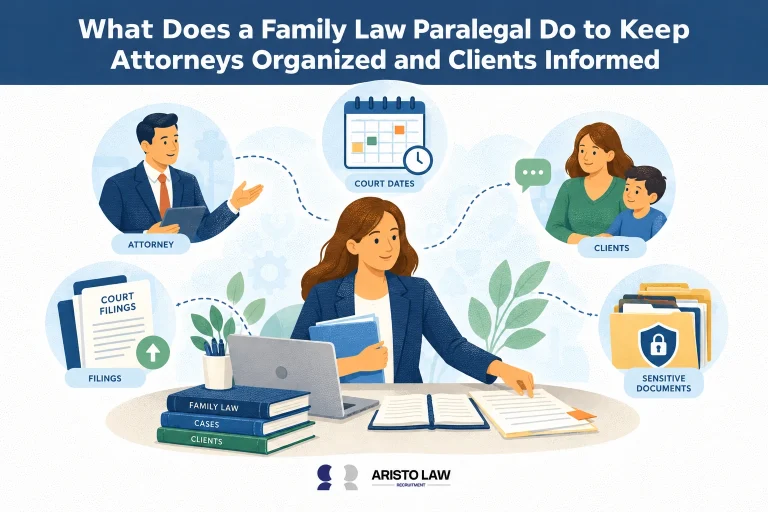 Family law paralegal duties for attorney organisation and client communication. Family law firms outsource paralegal tasks to support divorce, custody, and document workflows.