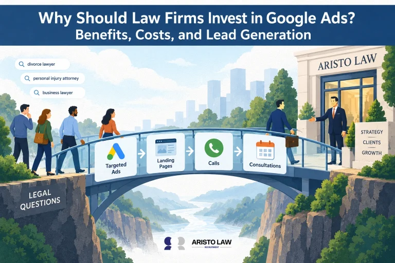Google Ads campaign management for law firms. Lawyers outsource paid-media support to virtual marketing assistants for campaign monitoring and lead reporting.