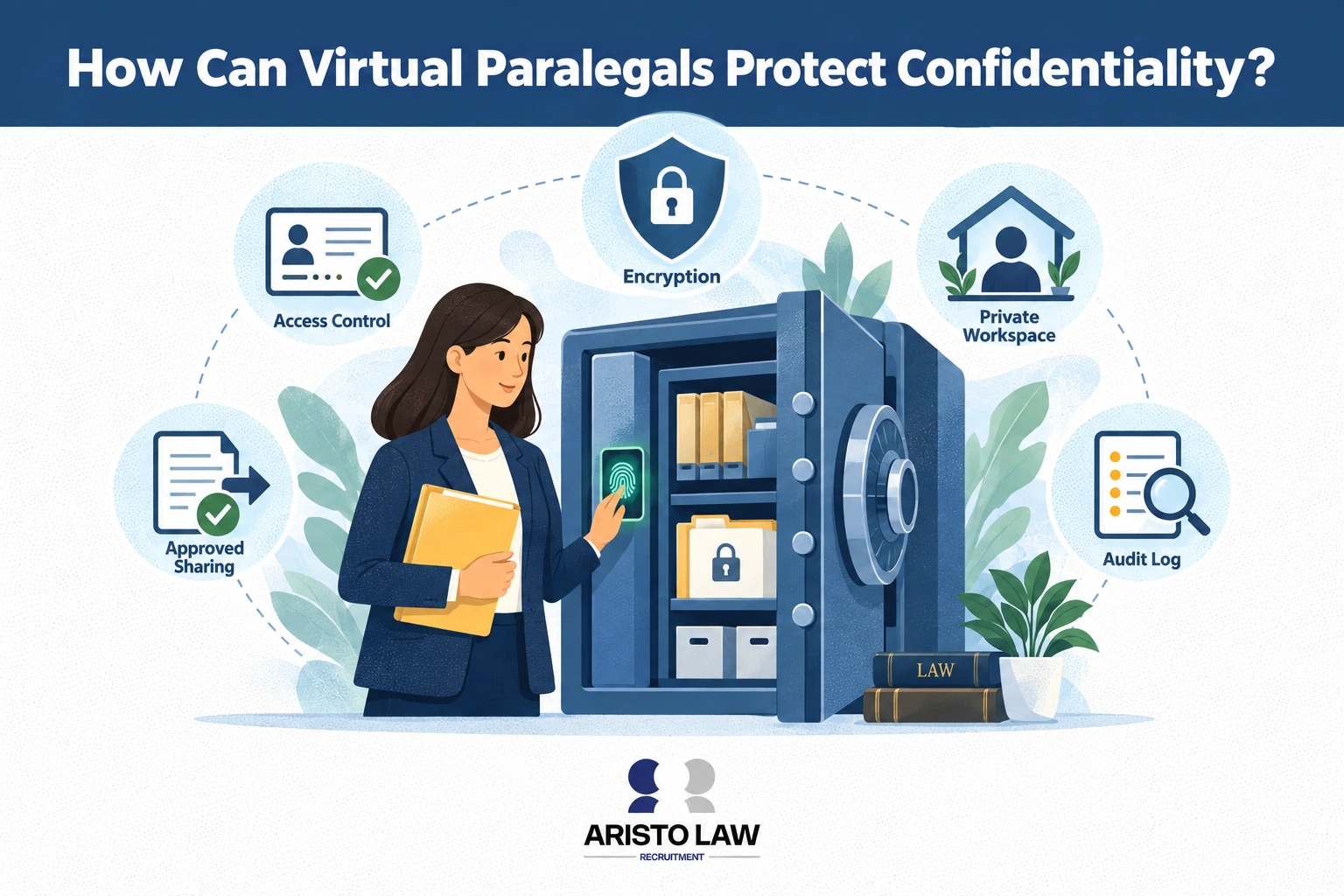 How can virtual paralegals protect confidentiality?