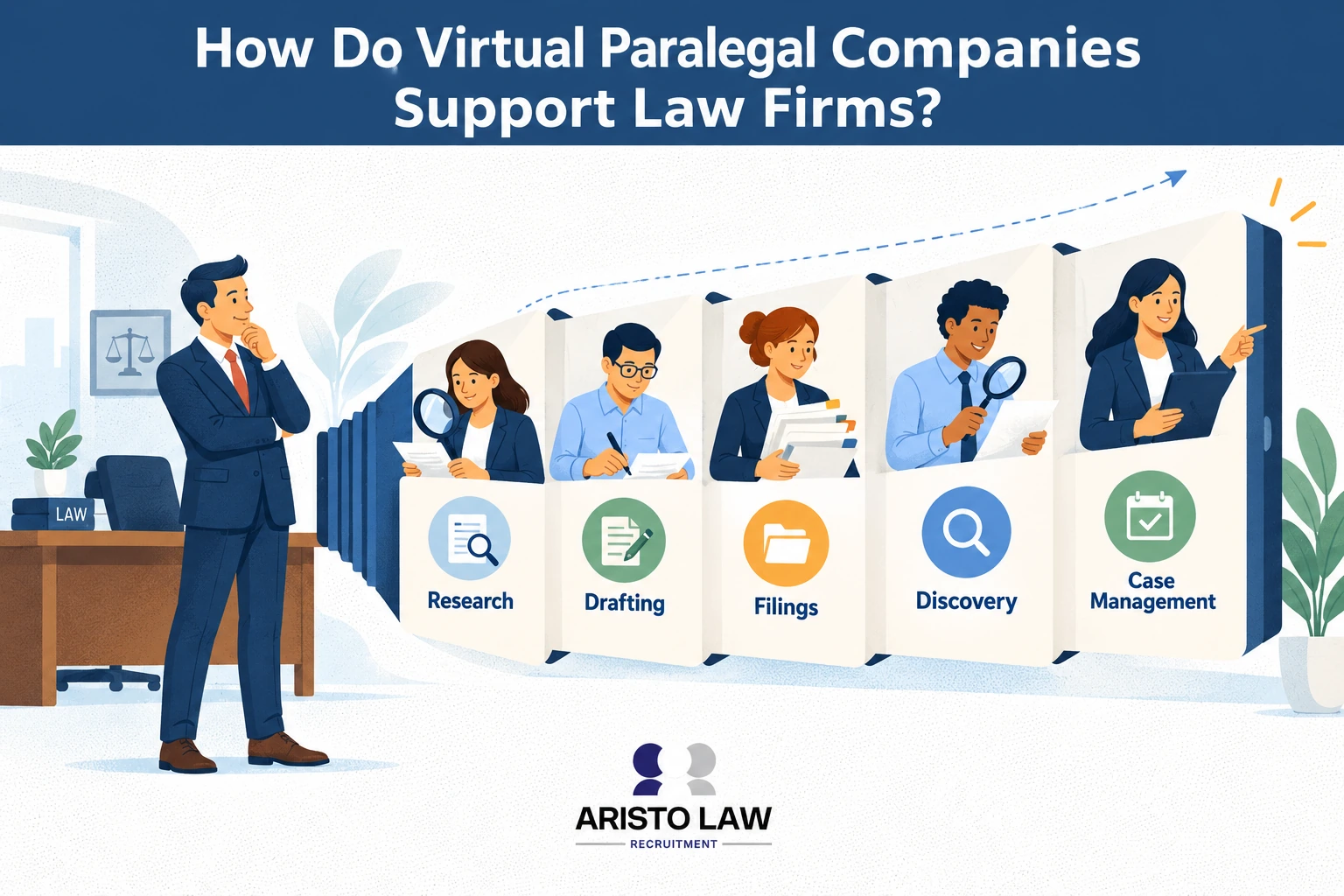 How do virtual paralegal companies improve law firm efficiency?