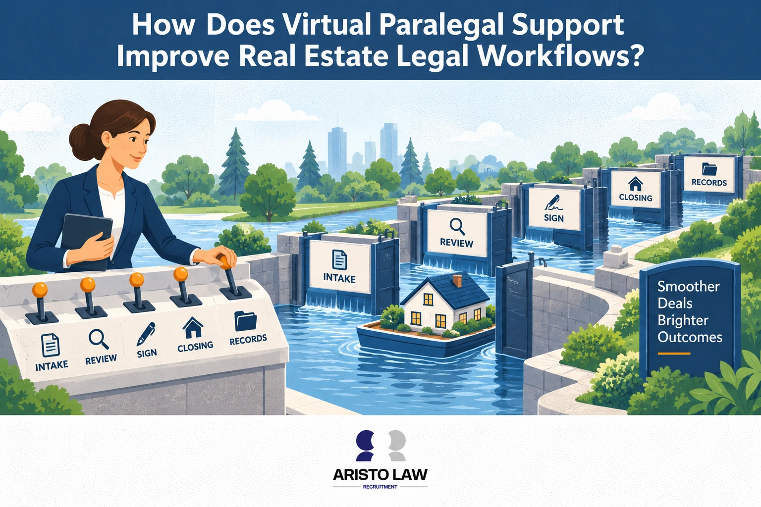 How does virtual paralegal support improve real estate legal workflows?