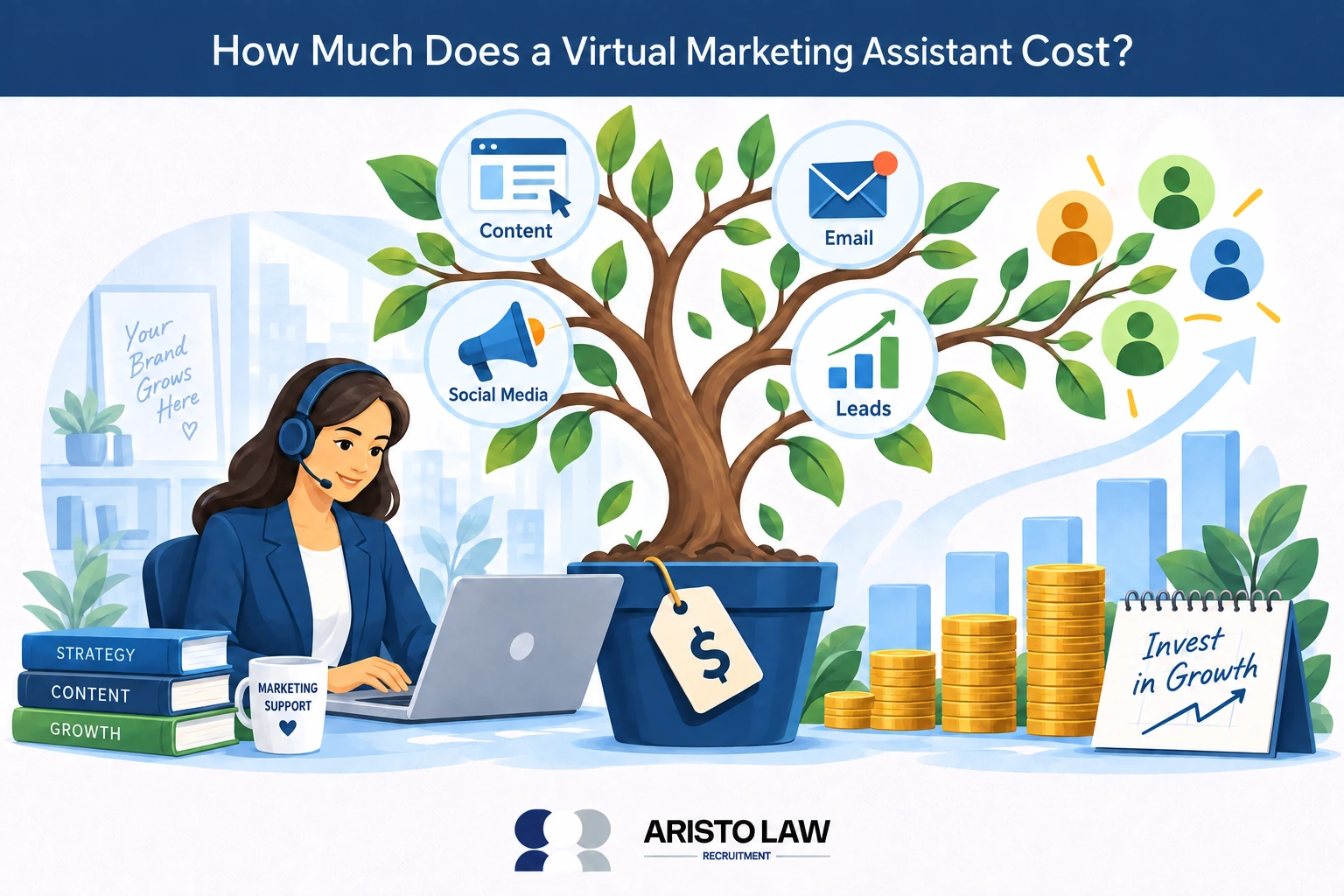 How much does a virtual marketing assistant cost?
