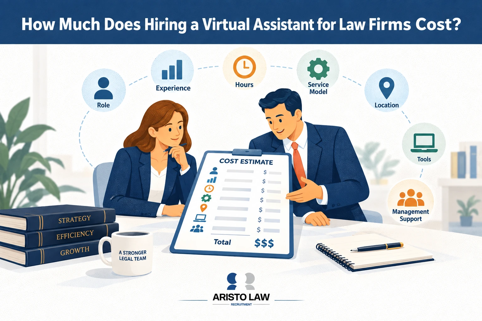 How much does hiring a virtual assistant for law firms cost?