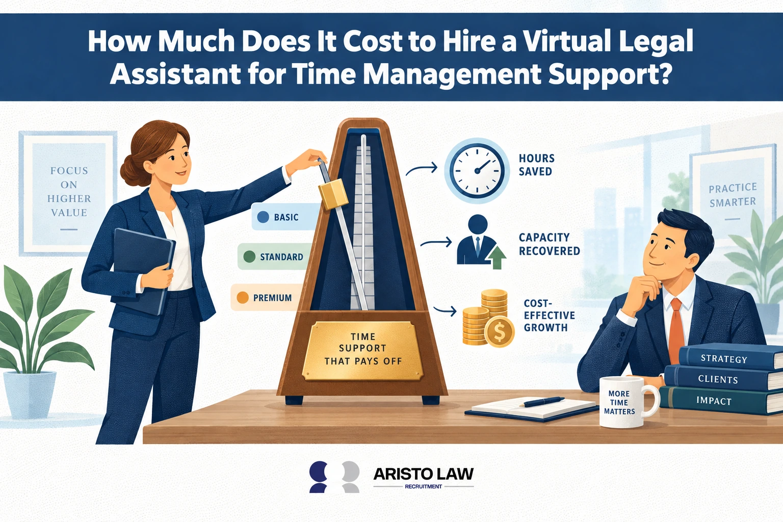 How much does it cost to hire a virtual legal assistant for time-management support?