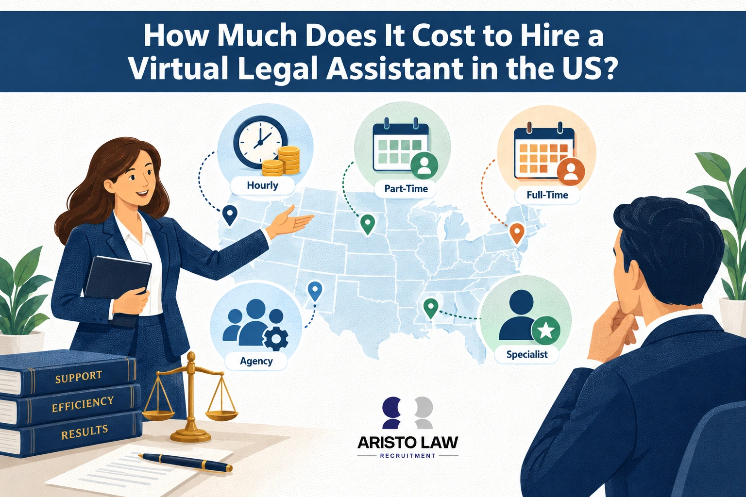 How much does it cost to hire a virtual legal assistant in the US?