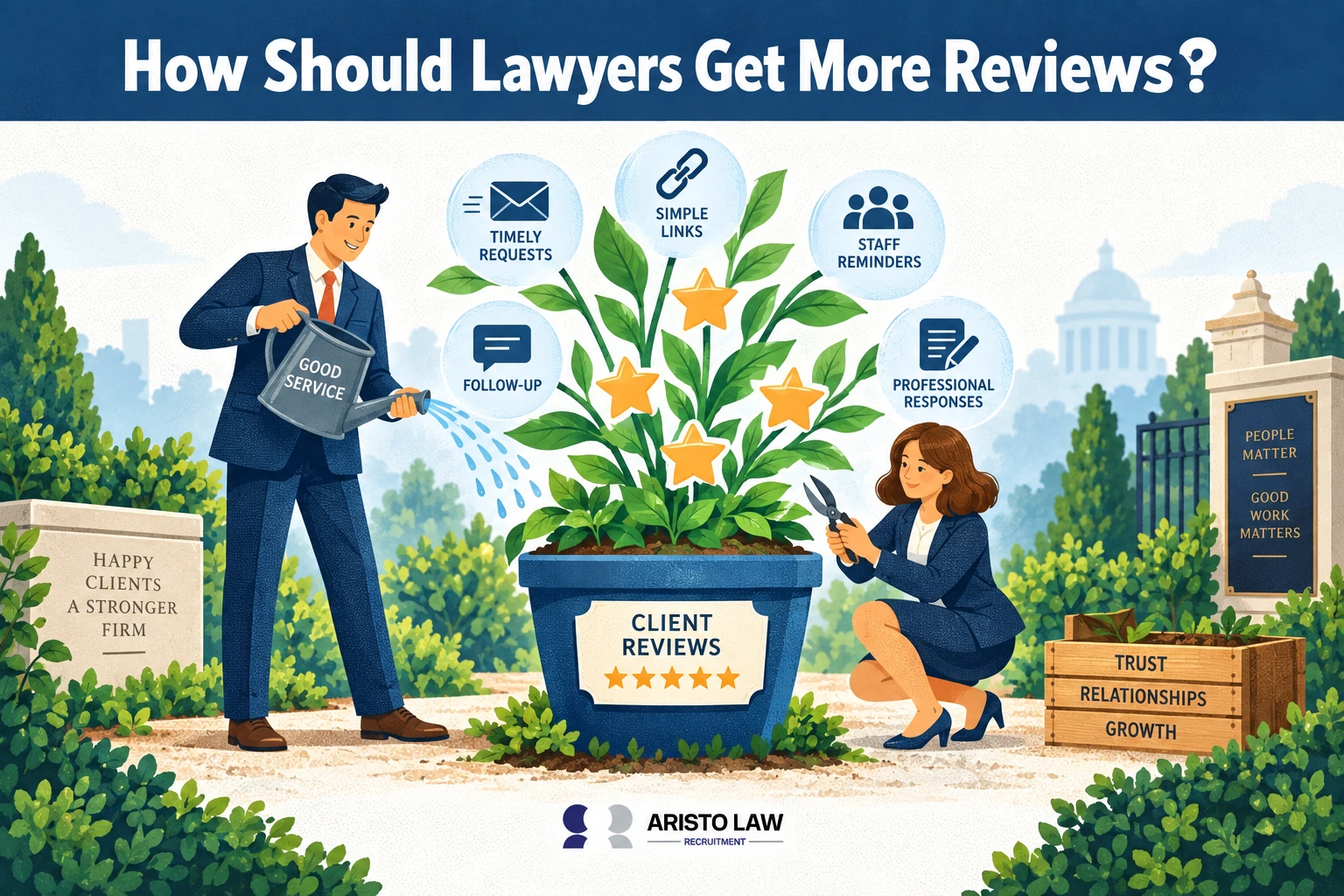 How should lawyers get more reviews?