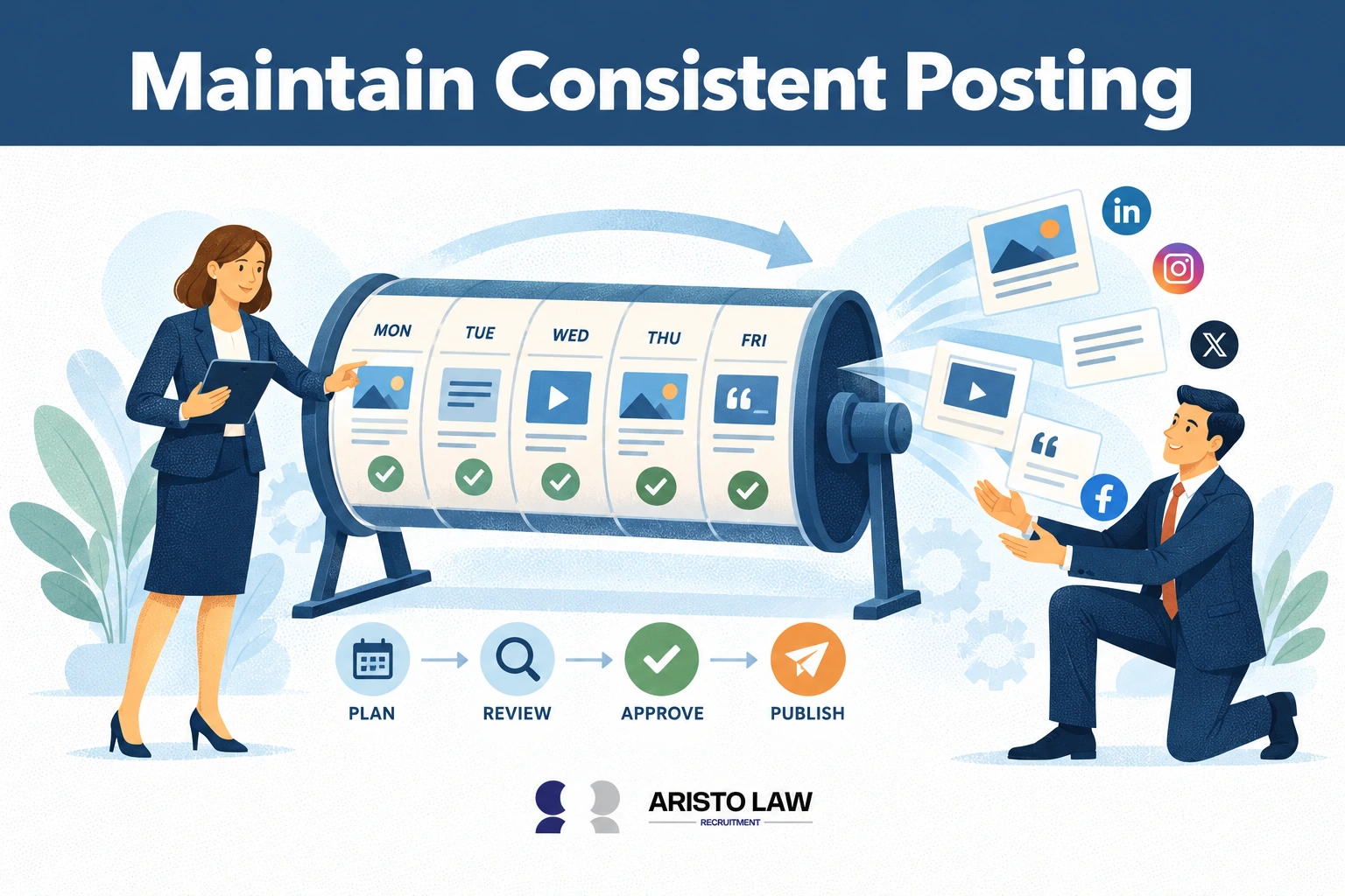 1. Maintain Consistent Posting