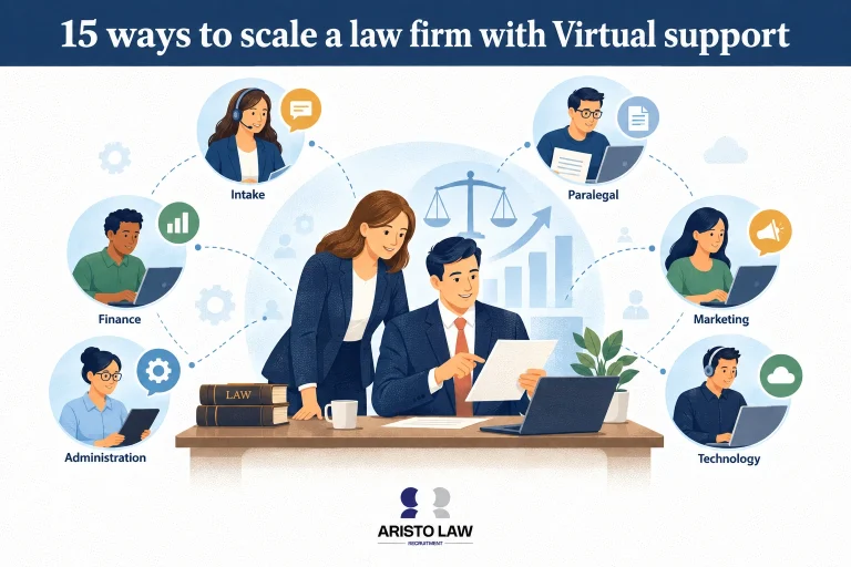 Virtual support for medium-sized law firm operations. Law firms outsource specialised support roles as caseloads and operational demands increase.