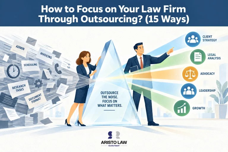 Legal outsourcing helping law firm owners focus on business priorities. Lawyers outsource support work to direct attention toward clients and firm growth.