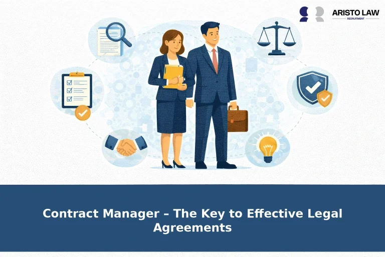 Contract manager overseeing legal agreements, contract records, and compliance workflows. Law firms outsource contract-management tasks to support drafting, review, and contract tracking.