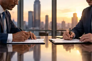Transactional contracts, signatures, and deal documents
