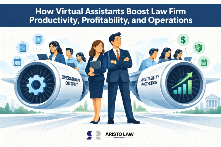 Virtual assistant improving law firm productivity and profitability. Lawyers outsource low-value administrative work to give attorneys more billable time.