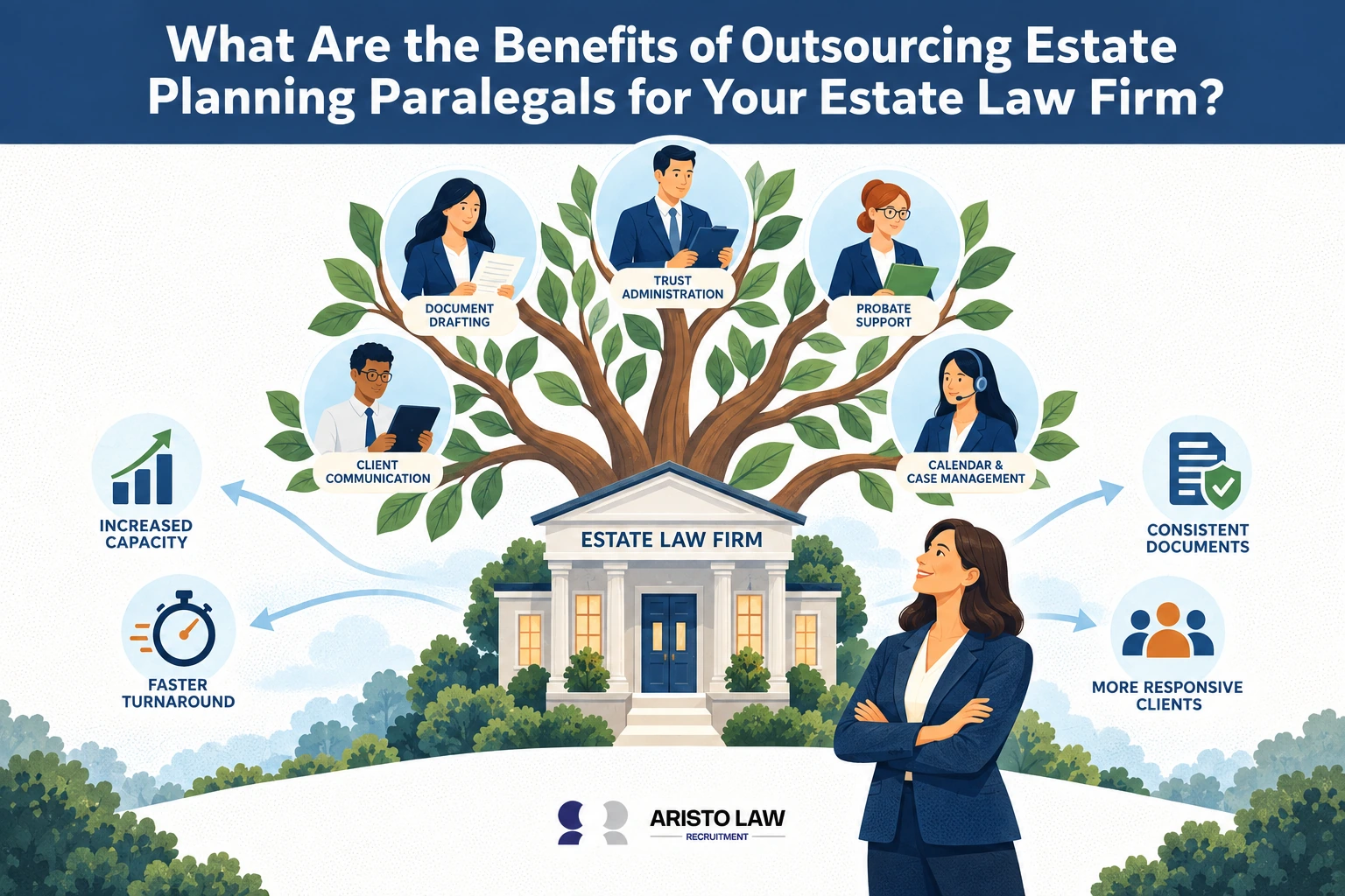 What are the benefits of outsourcing estate planning paralegals for your estate law firm?
