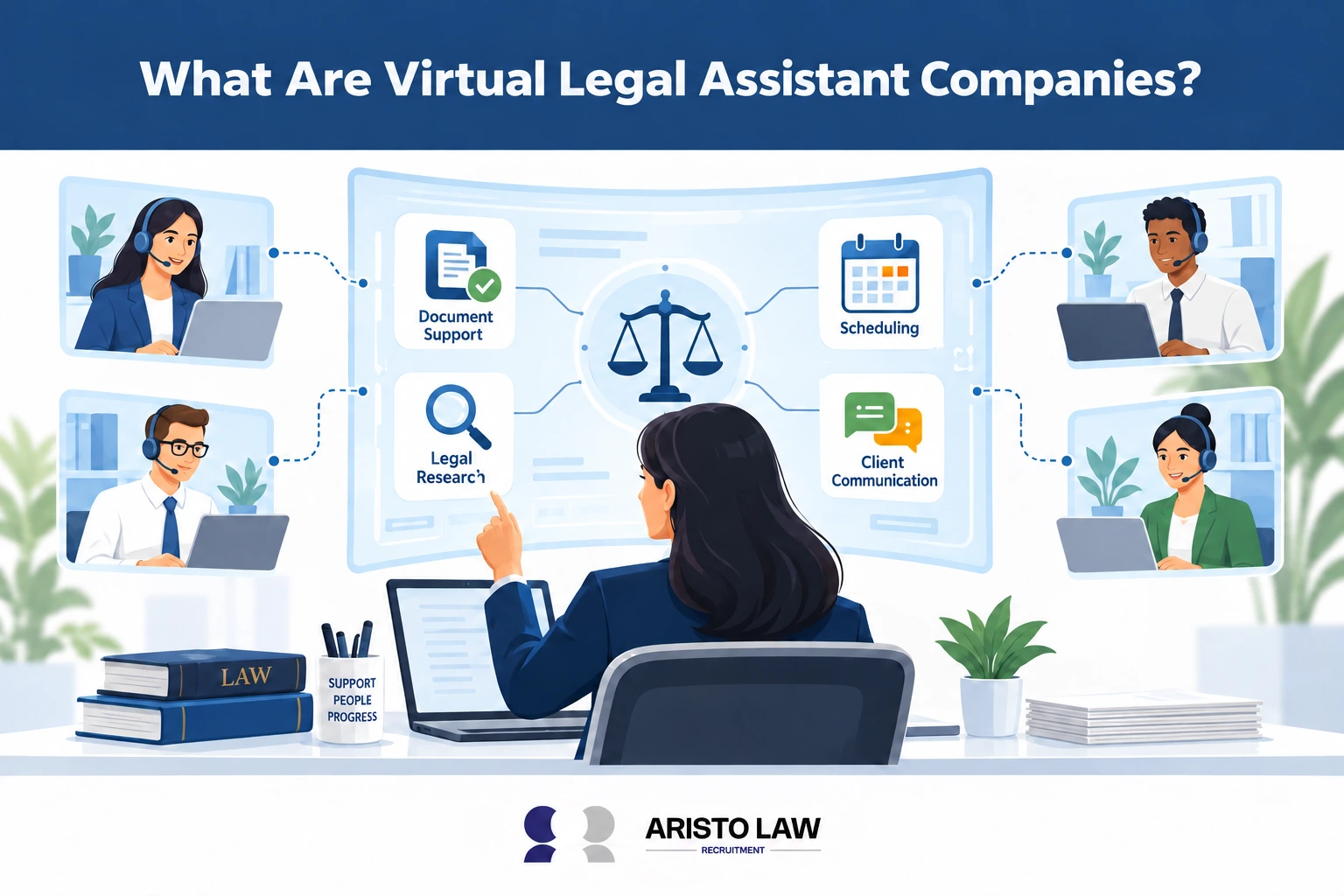 What are virtual legal assistant companies?
