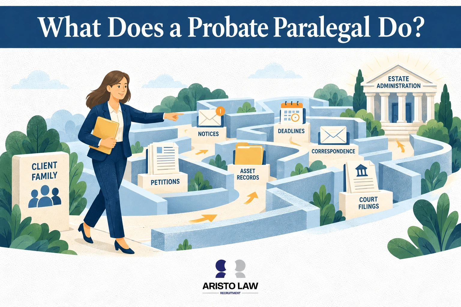How do estate planning paralegals support probate administration?