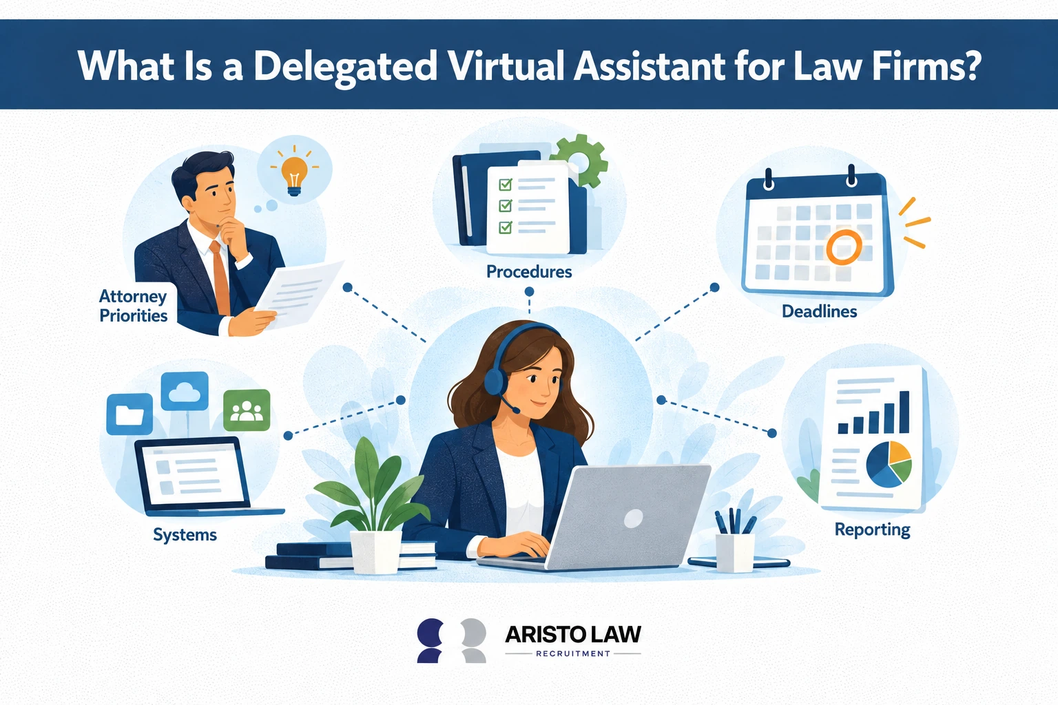 What is a delegated virtual assistant for law firms?