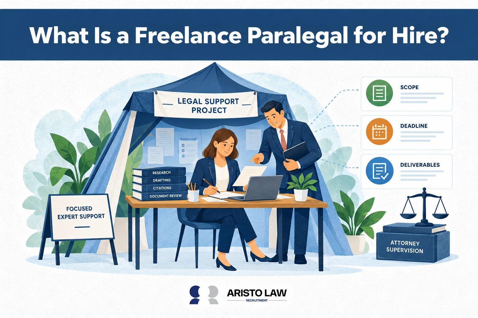 What is a freelance paralegal for hire?