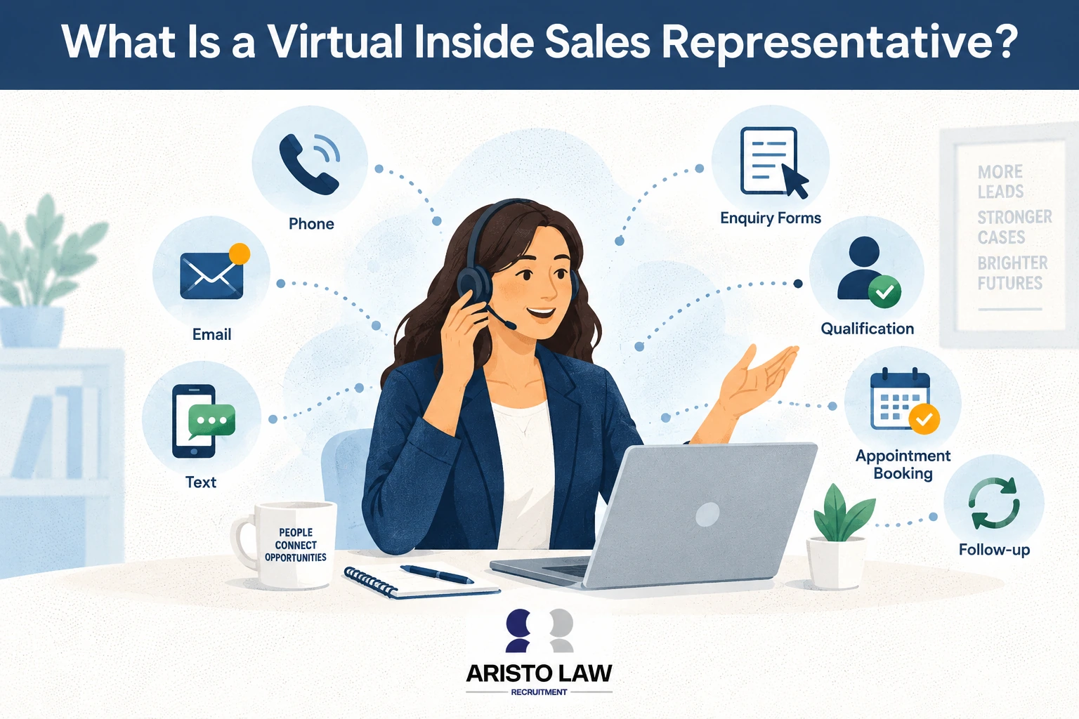 What is a virtual inside sales representative?